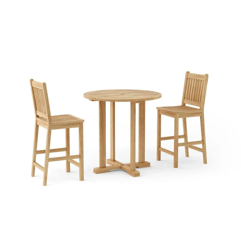 Anderson Teak Bahama Avalon 3-Piece Bar Set (SET-09A)