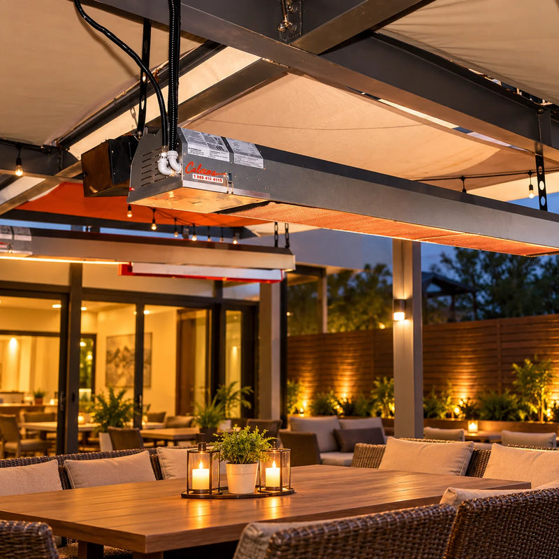Calcana PH-75 HO 10′ 316 Marine Grade Infrared Patio Heater
