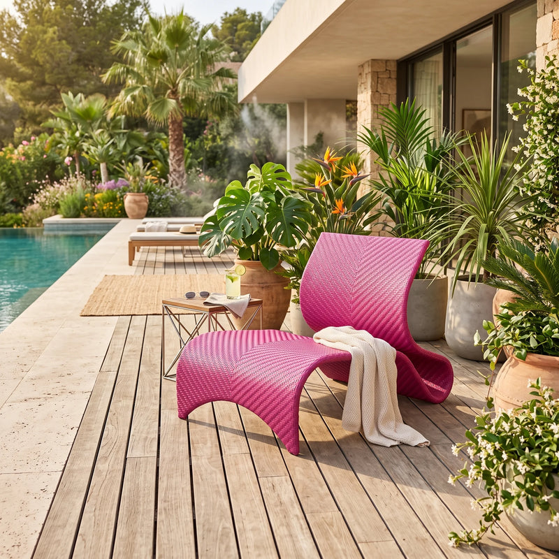 Kannoa Maui Leisure Chair - Ruby Fuchsia