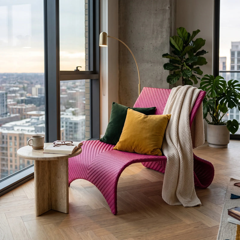 Kannoa Maui Leisure Chair - Ruby Fuchsia