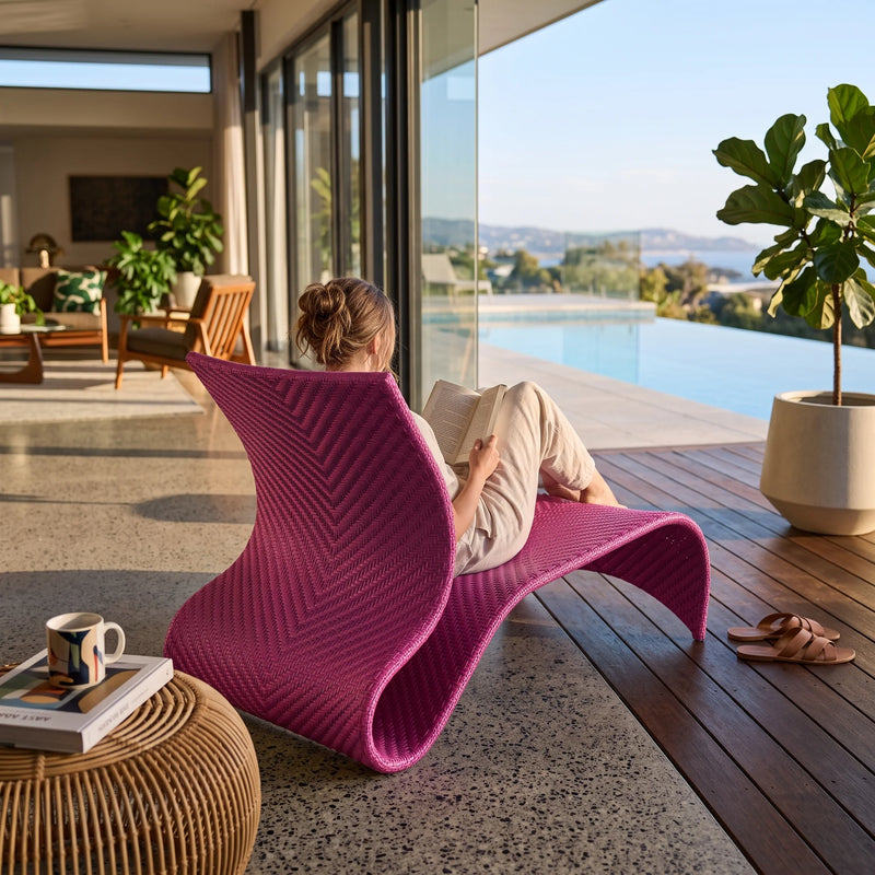 Kannoa Maui Leisure Chair - Ruby Fuchsia