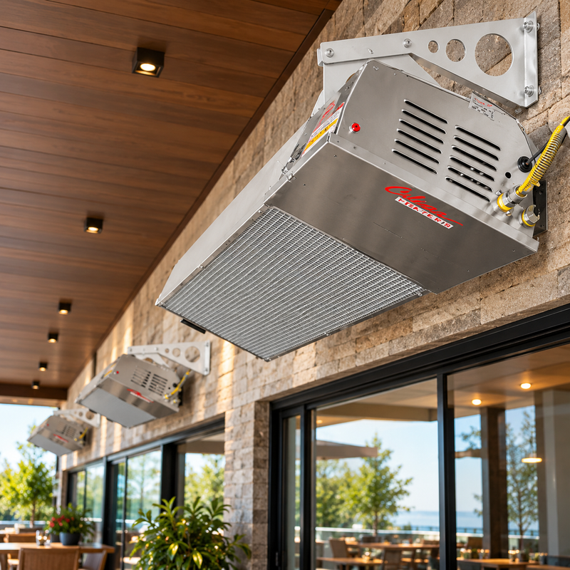 Calcana Wall Mounting 25° Tilt Marine Grade 5' & 10' Heaters