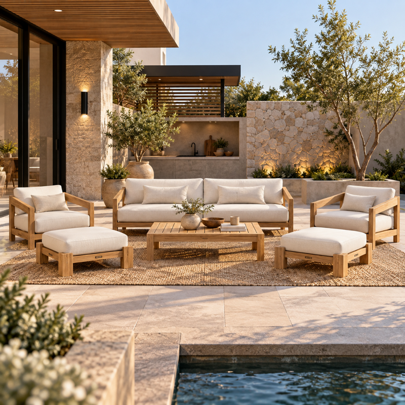Anderson Teak Smyrna Deep Seating Set (SET-853)
