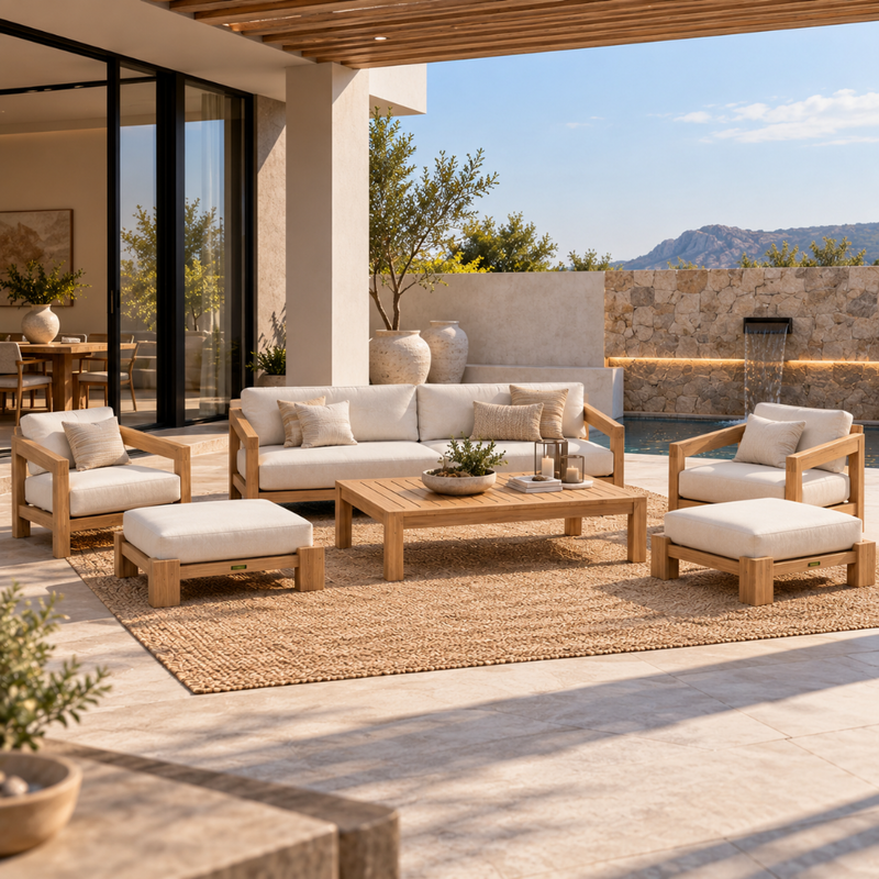 Anderson Teak Smyrna Deep Seating Set (SET-853)