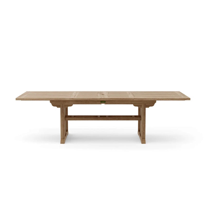 Anderson Teak Sahara 106" Rectangular Double Extension Dining Table