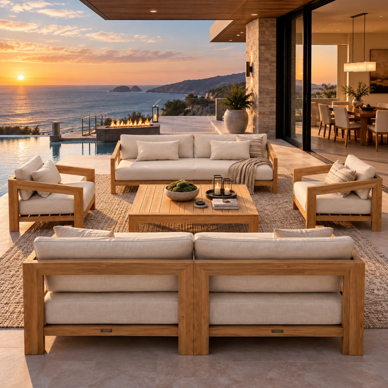 Anderson Teak Smyrna Deep Seating Set (SET-852)