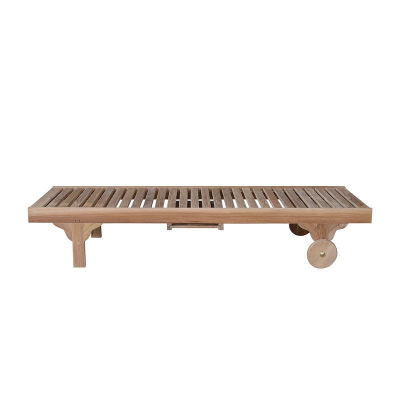 Anderson Teak Capri Adjustable Sun Lounger with Side Tray