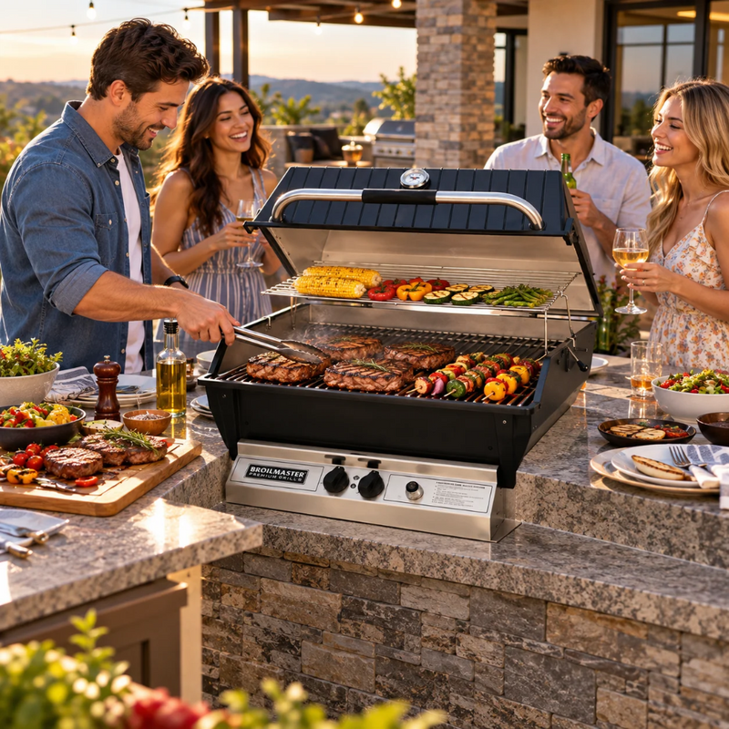 Broilmaster P4XF Premium Gas Grill Head