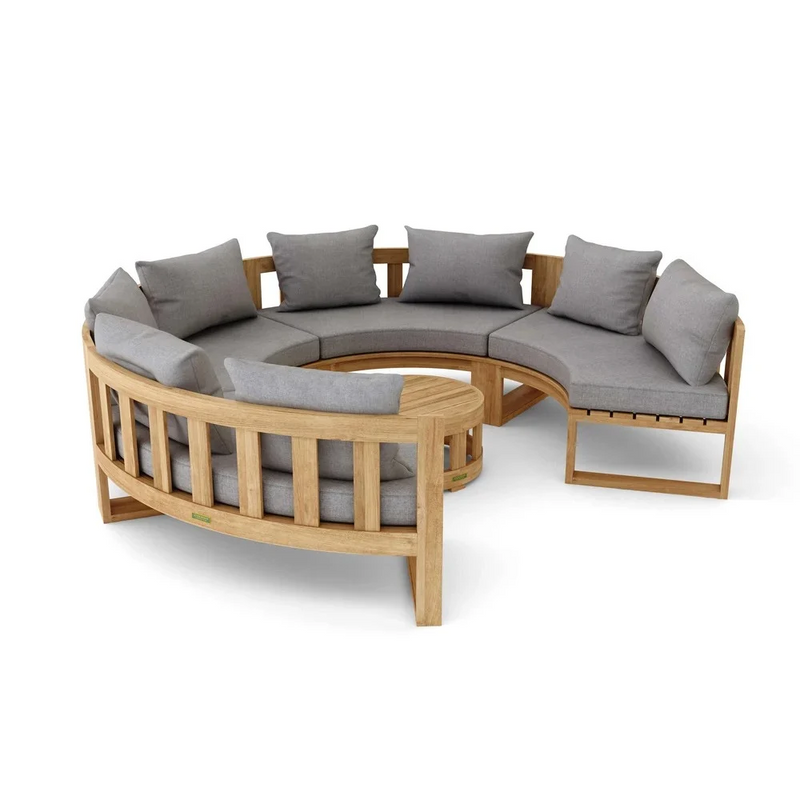 Anderson Teak Circular Modular Deep Seating Set (SET-810)