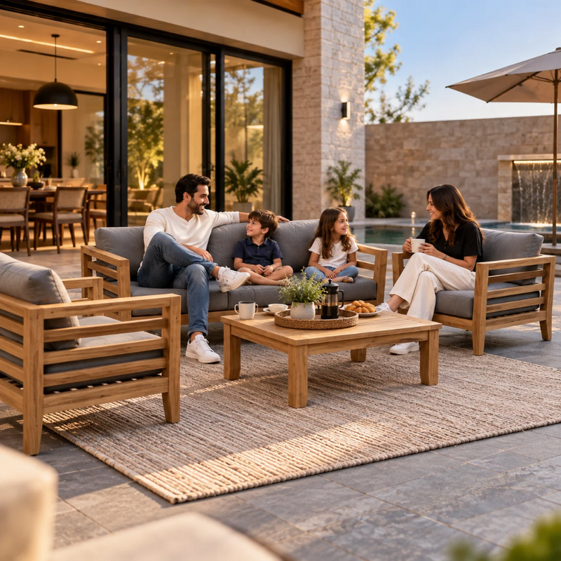 Anderson Teak Cordoba 4-Piece Deep Seating Set