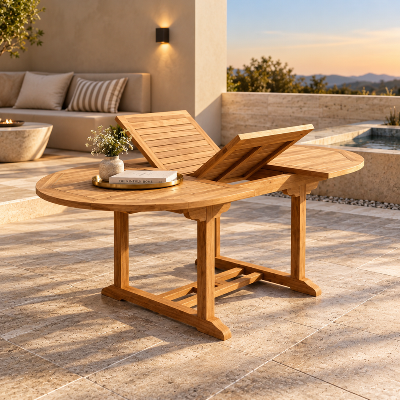 Anderson Teak Bahama 87" Oval Extension Table