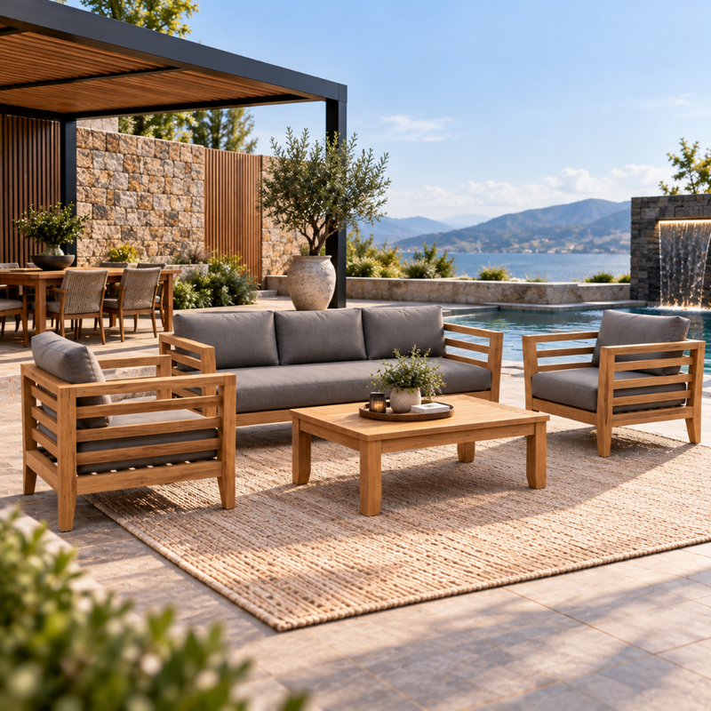 Anderson Teak Cordoba 4-Piece Deep Seating Set