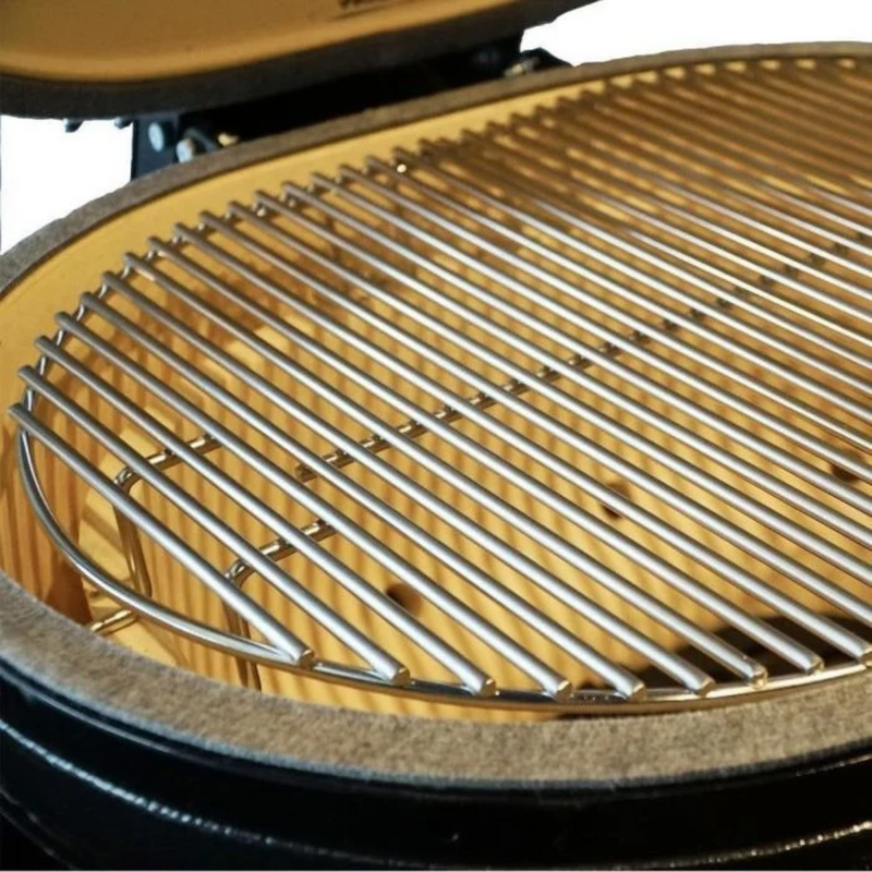 Primo Oval Large 300 Ceramic Kamado Grill with Stainless Steel Grates