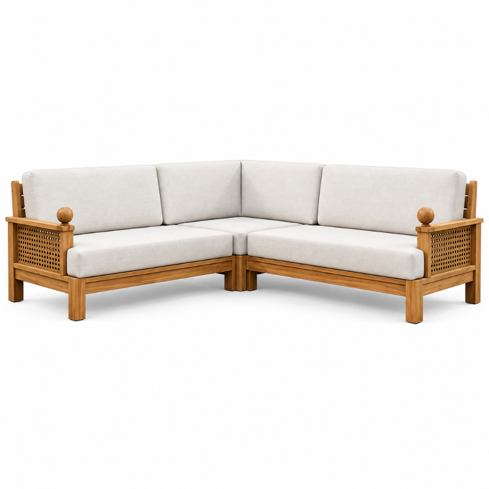 Anderson Teak Luxe Modular Deep Seating Collection 5-Piece Set